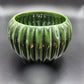 Vintage McCoy Pottery MCM Ribbed Green Glazed Planter Made in USA