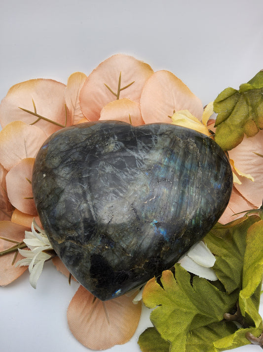 Labradorite Heart Medium