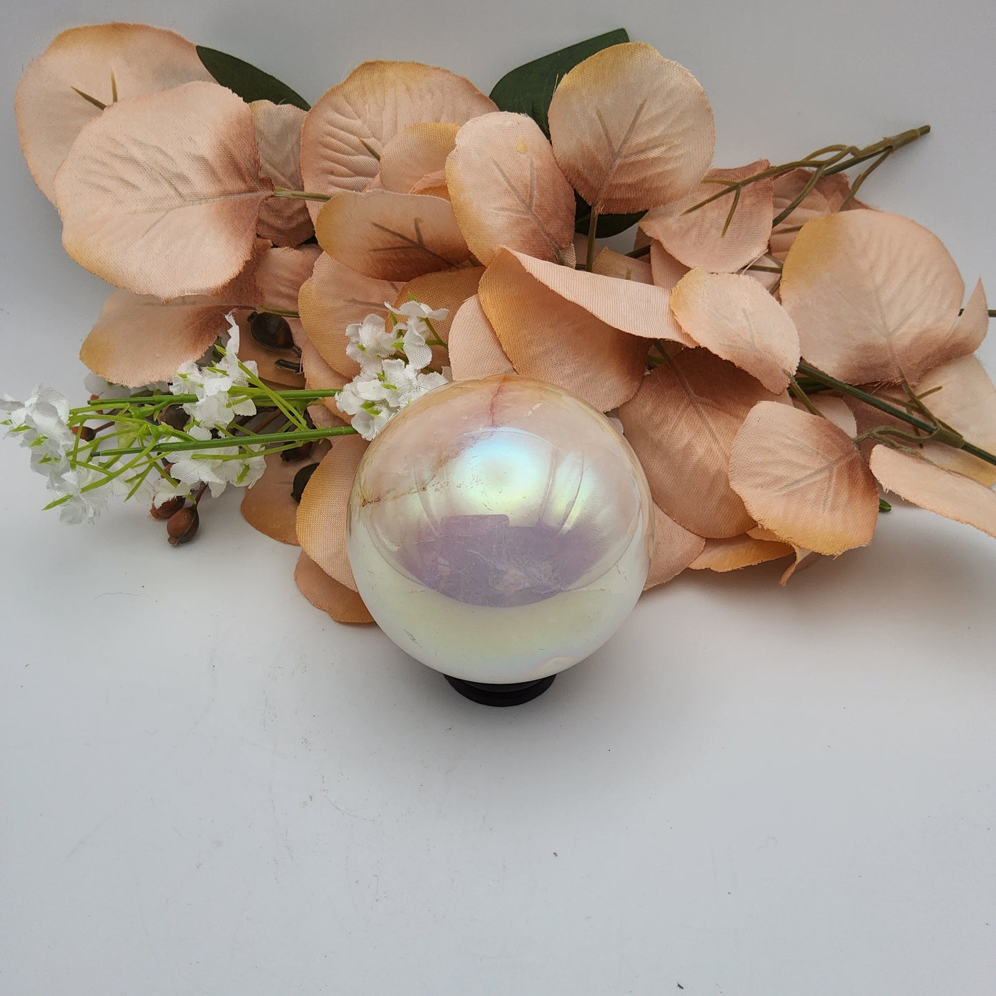 Aura Rose Quartz Sphere