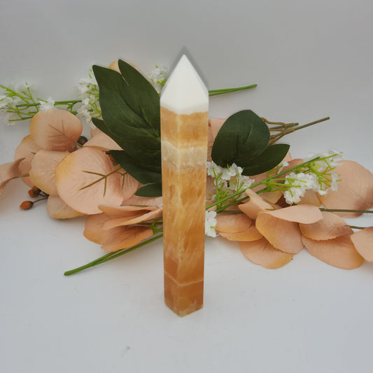 Orange Calcite Tower