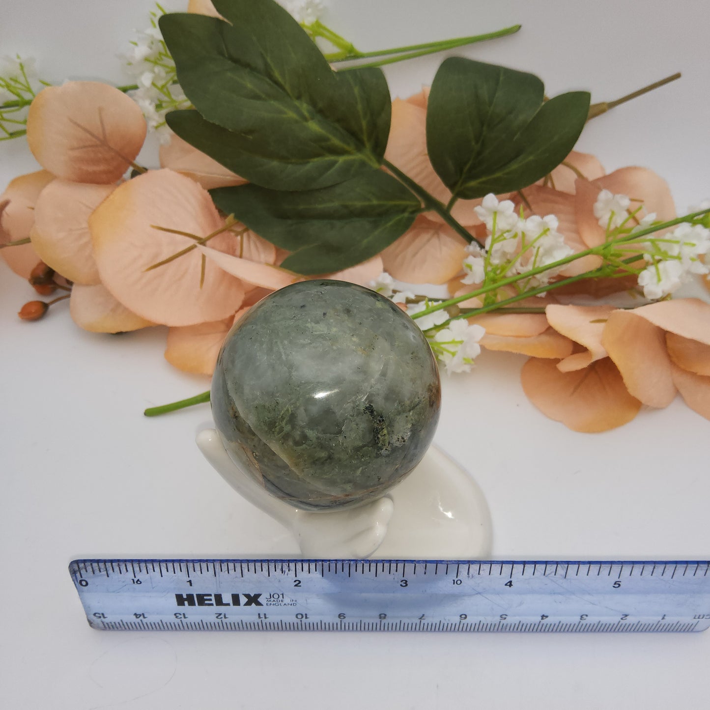 Green Quartz Sphere (stand not included)