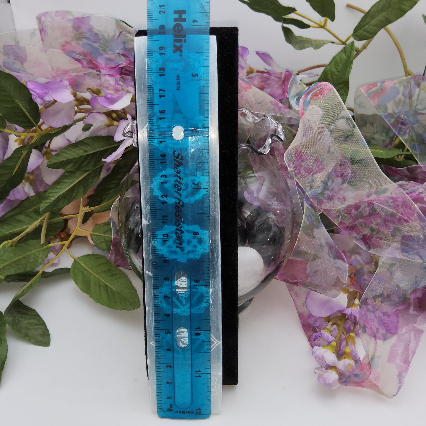 Selenite Chakra Ruler