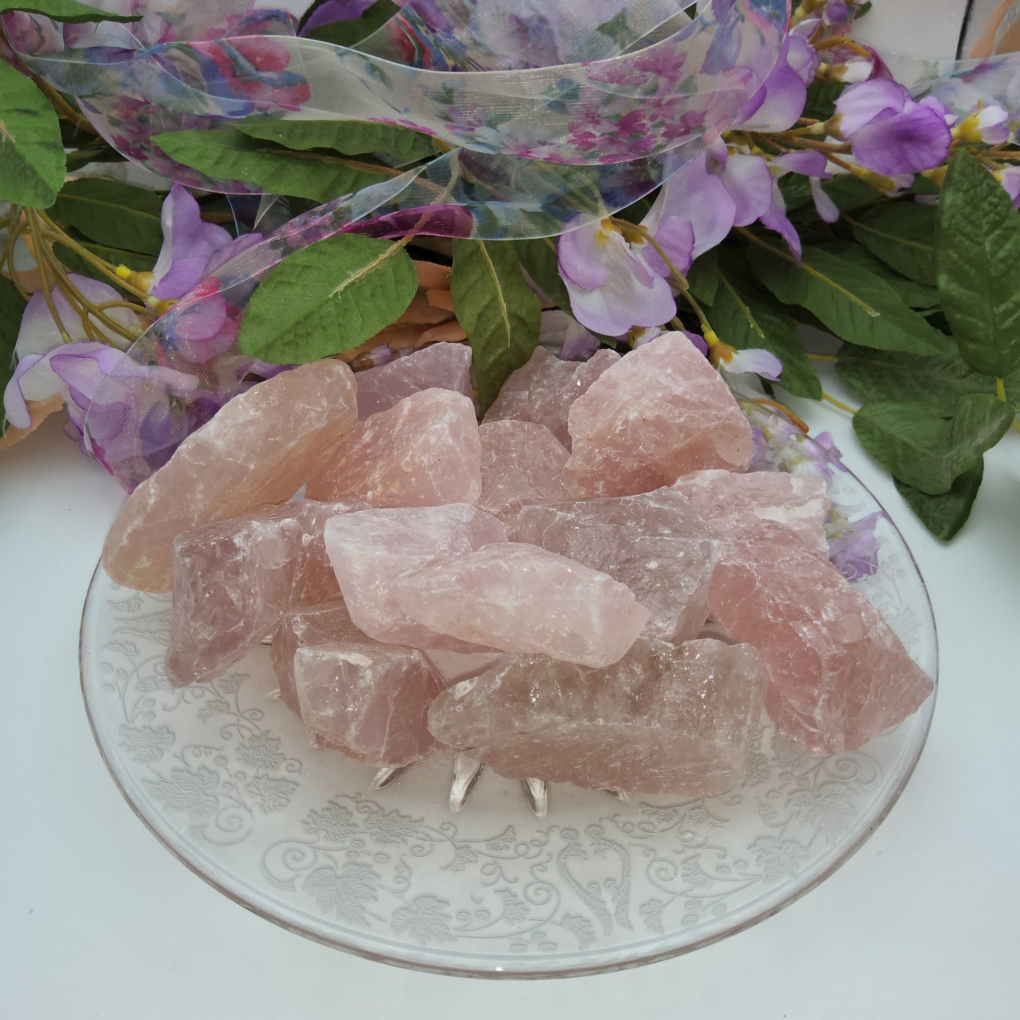 Rough Rose Quartz Medium