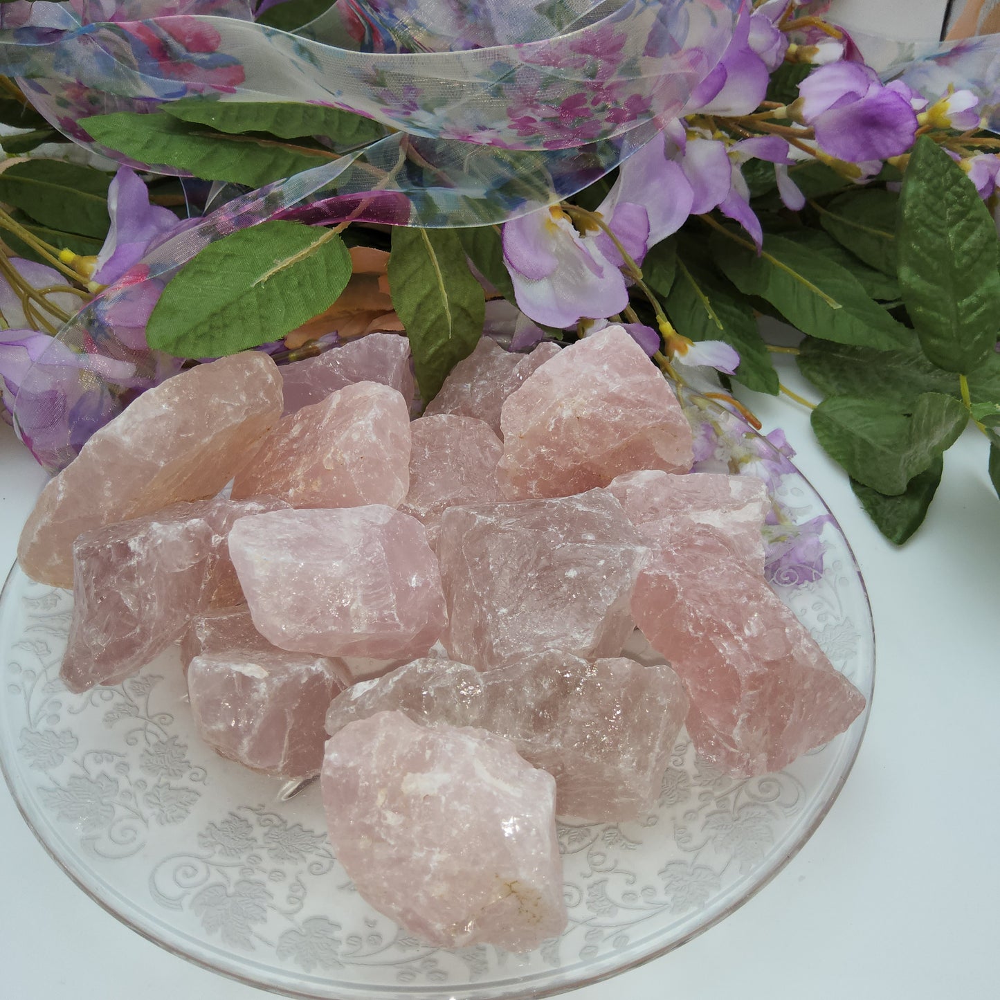 Rough Rose Quartz Medium