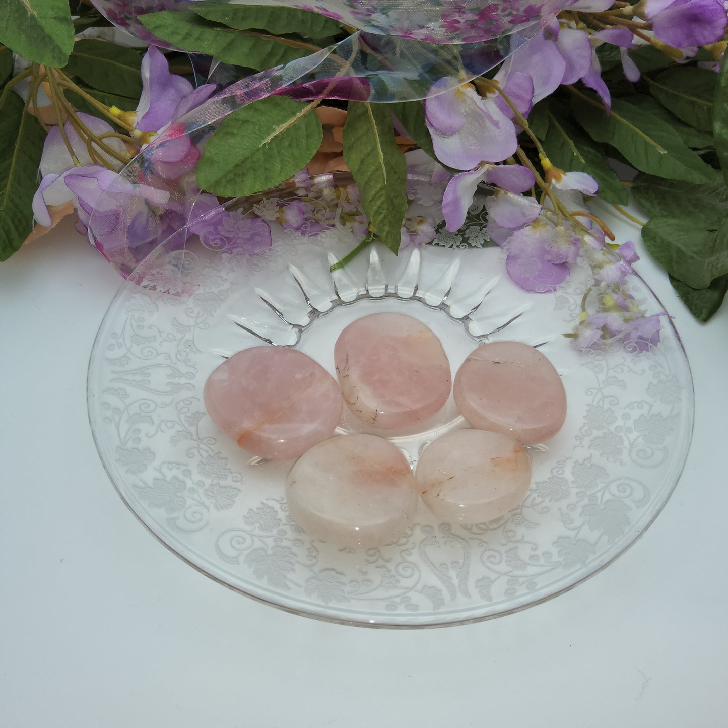 Rose Quartz Worry Stone